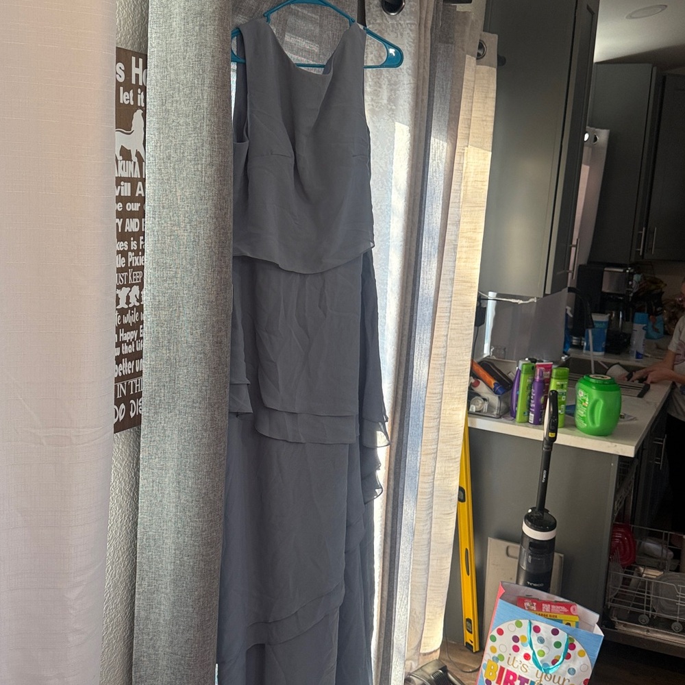 Elegant blue Layered Dress